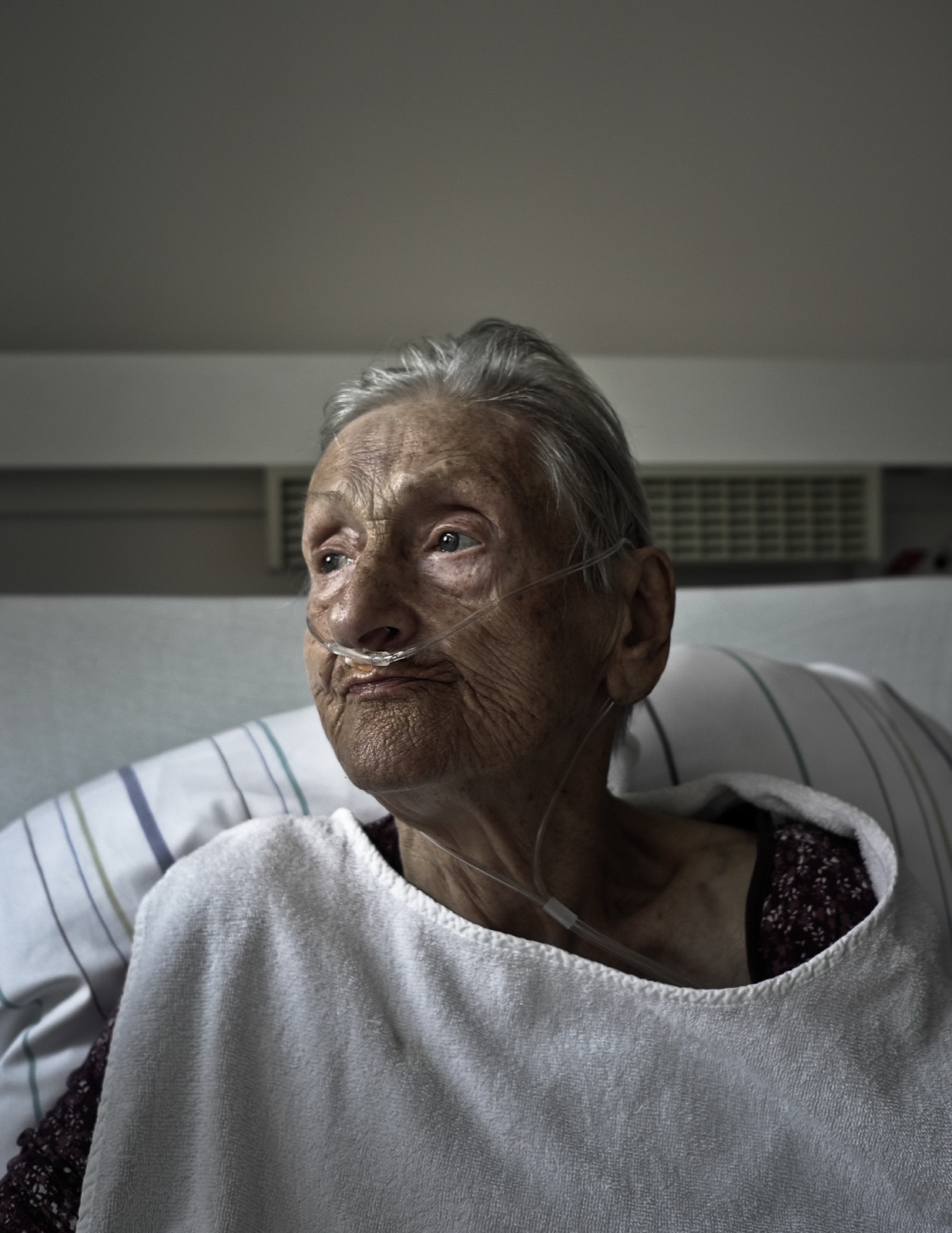 Porträt aus dem Fotoprojekt „Die Gesichter der Pflege
